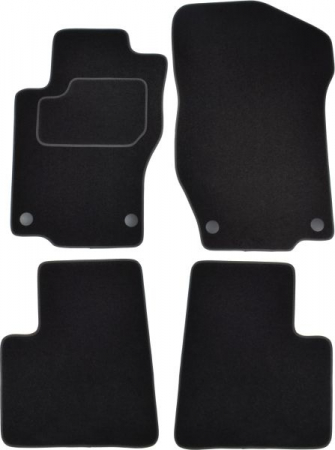 Accesorii auto - Covorase auto (set, velur, 4 bucati, culoare negru, 5 locuri) MERCEDES M (W164) intre 2005-2011 