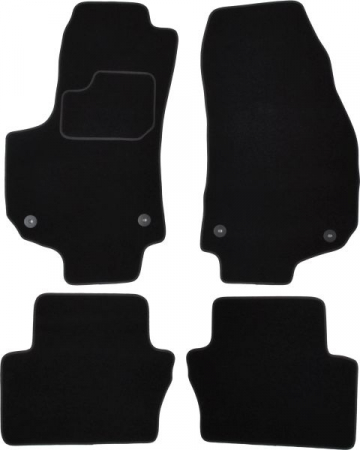 Accesorii auto - Covorase auto (set, velur, 4 bucati, culoare negru, 5 locuri) OPEL ZAFIRA / ZAFIRA FAMILY B intre 2005-2015 