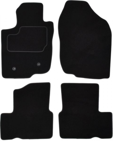 Accesorii auto - Covorase auto (set, velur, 4 bucati, culoare negru, 5 usi) TOYOTA RAV 4 III dupa 2005 