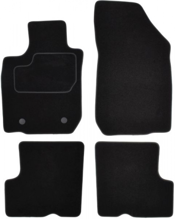 Covorase auto - Covorase auto (set, velur, 4 bucati, culoare negru, 7 locuri) DACIA LOGAN MCV dupa 2007 