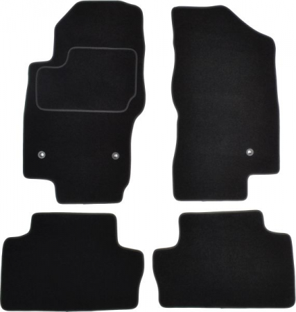 Covorase auto (set, velur, 4 bucati, culoare negru, 5 locuri) NISSAN PATHFINDER III dupa 2005 