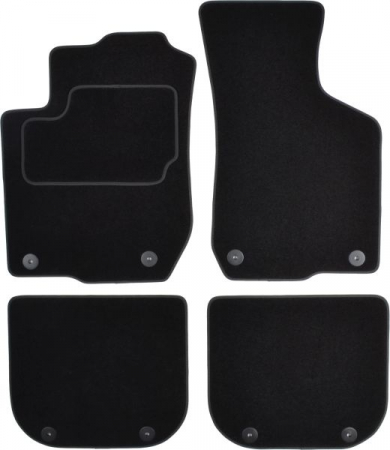 Covorase auto - Covorase auto (set, velur, 4 bucati, culoare negru) AUDI A3 intre 1996-2003