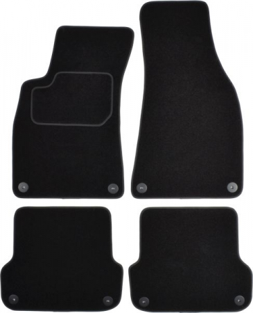 Covorase auto (set, velur, 4 bucati, culoare negru) AUDI A4 intre 2000-2004 