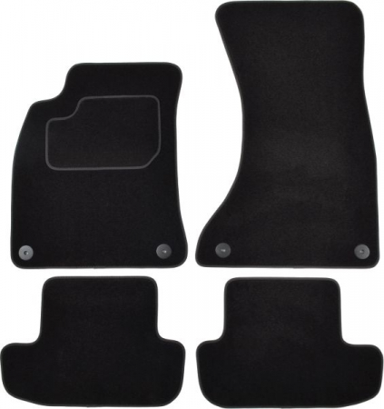 Covorase auto (set, velur, 4 bucati, culoare negru) AUDI A5 intre 2007-2017