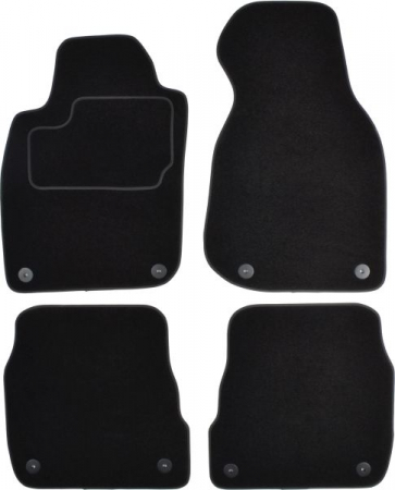 Covorase auto - Covorase auto (set, velur, 4 bucati, culoare negru) AUDI A6 intre 1997-2005 