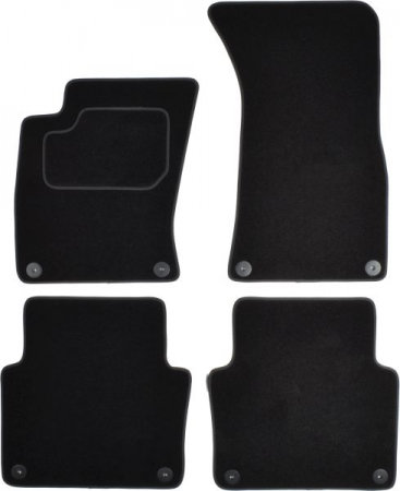Covorase auto - Covorase auto (set, velur, 4 bucati, culoare negru) AUDI A8 intre 2002-2010