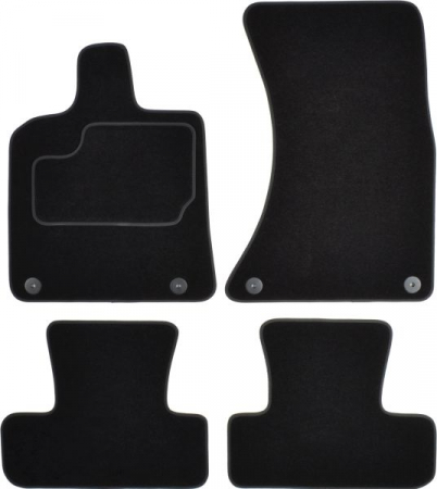 Covorase auto - Covorase auto (set, velur, 4 bucati, culoare negru) AUDI Q5 intre 2008-2017 