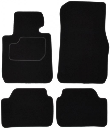 Covorase auto (set, velur, 4 bucati, culoare negru) BMW Seria 1 (F20) intre 2011-2019 
