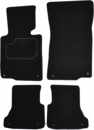 Covorase auto (set, velur, 4 bucati, culoare negru) BMW Seria 3 (E46) intre 2000-2007