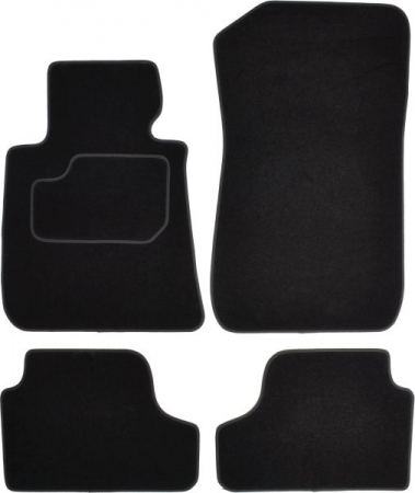 Accesorii auto - Covorase auto (set, velur, 4 bucati, culoare negru) BMW Seria 3 (E93) intre 2006-2013