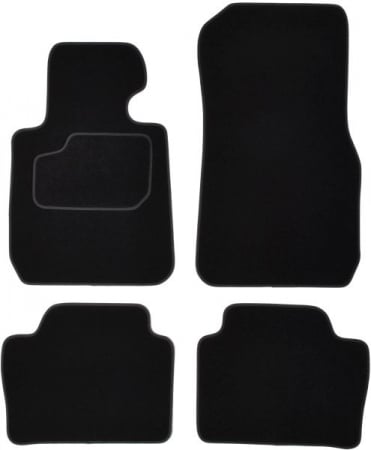 Covorase auto - Covorase auto (set, velur, 4 bucati, culoare negru) BMW Seria 3 (F30, F80) intre 2011-2018 