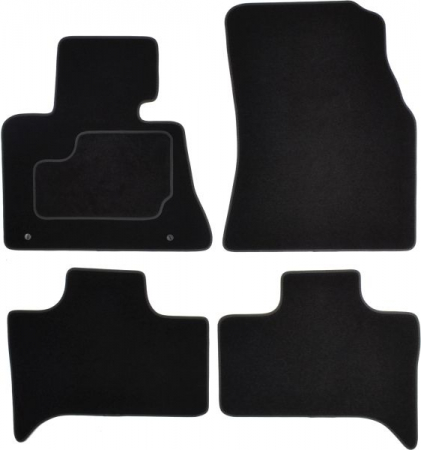Covorase auto (set, velur, 4 bucati, culoare negru) BMW X5 (E53) intre 2000-2006 