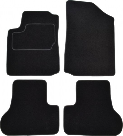 Covorase auto - Covorase auto (set, velur, 4 bucati, culoare negru) CITROEN C3 I dupa 2002 