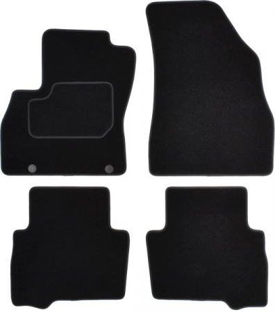 Covorase auto (set, velur, 4 bucati, culoare negru) CITROEN NEMO dupa 2008 