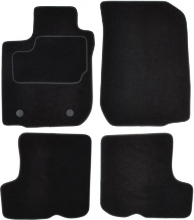 Covorase auto (set, velur, 4 bucati, culoare negru) DACIA SANDERO II dupa 2012 
