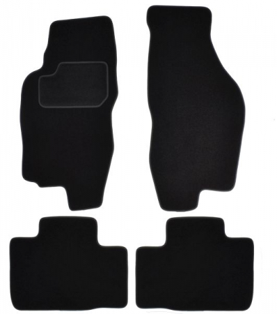 Accesorii auto - Covorase auto (set, velur, 4 bucati, culoare negru) FIAT BRAVA intre 2000-2001