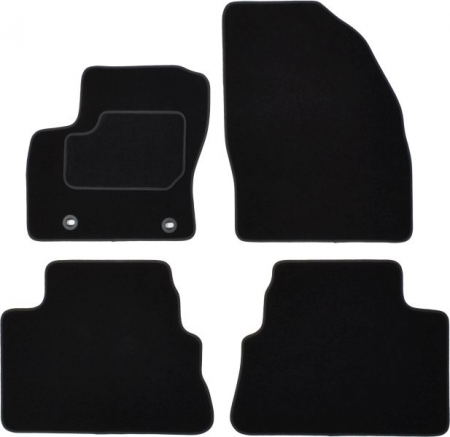 Accesorii auto - Covorase auto (set, velur, 4 bucati, culoare negru) FORD KUGA I intre 2008-2012 