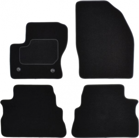 Accesorii auto - Covorase auto (set, velur, 4 bucati, culoare negru) FORD KUGA II dupa 2013 