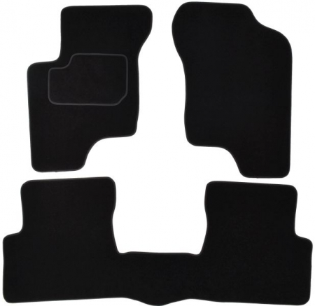 Accesorii auto - Covorase auto (set, velur, 4 bucati, culoare negru) HYUNDAI GETZ dupa 2002 
