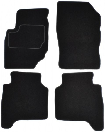 Accesorii auto - Covorase auto (set, velur, 4 bucati, culoare negru) HYUNDAI TERRACAN intre 2001-2006
