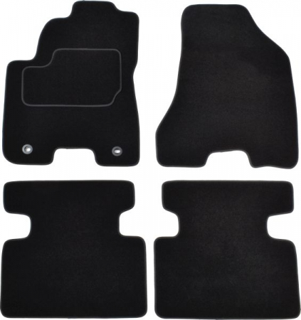 Covorase auto (set, velur, 4 bucati, culoare negru) HYUNDAI TUCSON dupa 2004 