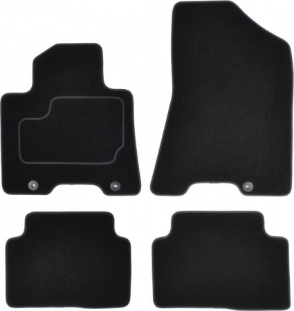 Covorase auto (set, velur, 4 bucati, culoare negru) HYUNDAI TUCSON dupa 2015 