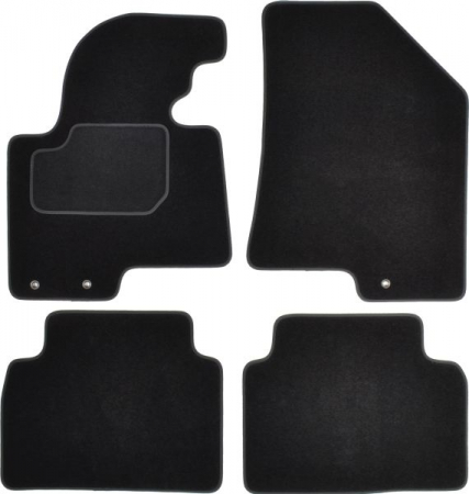 Covorase auto (set, velur, 4 bucati, culoare negru) KIA SPORTAGE dupa 2010 