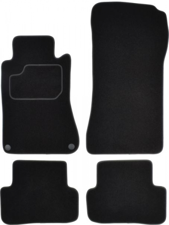 Accesorii auto - Covorase auto (set, velur, 4 bucati, culoare negru) MERCEDES C (W203) intre 2000-2007 