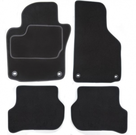 Accesorii auto - Covorase auto (set, velur, 4 bucati, culoare negru) MERCEDES C (W204), C (W205) intre 2007-2018