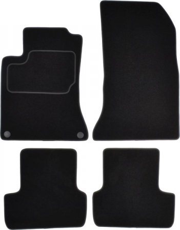 Covorase auto (set, velur, 3 bucati, culoare negru) MERCEDES B (W246, W242) intre 2011-2018 