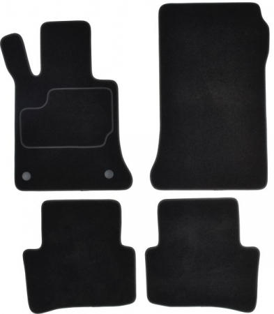 Covorase auto (set, velur, 4 bucati, culoare negru) MERCEDES GLK (X204) intre 2008-2015 
