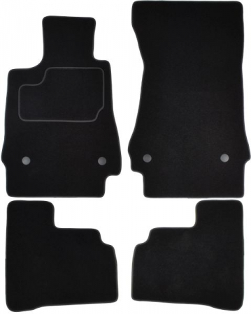 Covorase auto (set, velur, 4 bucati, culoare negru) MERCEDES S (W221) intre 2005-2013