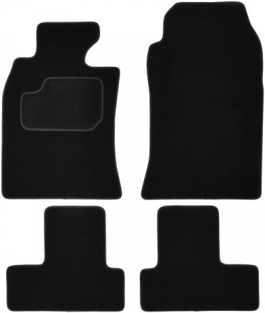 Accesorii auto - Covorase auto (set, velur, 4 bucati, culoare negru) MINI (R50, R53) intre 2001-2006