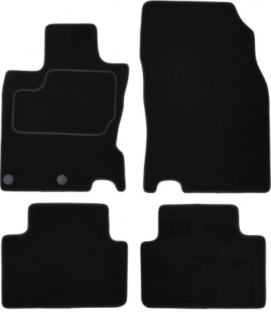 Covorase auto (set, velur, 4 bucati, culoare negru) NISSAN QASHQAI II dupa 2013 