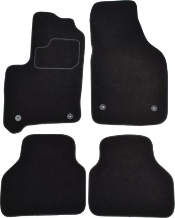 Accesorii auto - Covorase auto (set, velur, 4 bucati, culoare negru) OPEL MERIVA A intre 2003-2010 