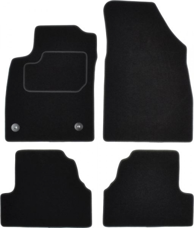 Accesorii auto - Covorase auto (set, velur, 4 bucati, culoare negru) OPEL MOKKA / MOKKA X dupa 2012 