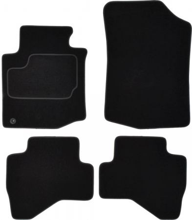 Covorase auto (set, velur, 4 bucati, culoare negru) PEUGEOT 107 intre 2005-2014