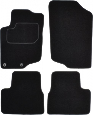 Covorase auto (set, velur, 4 bucati, culoare negru) PEUGEOT 207, 207 SW intre 2006-2015 