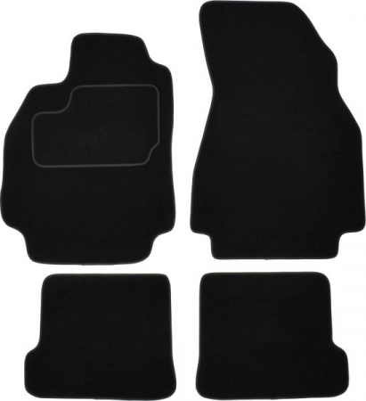 Covorase auto (set, velur, 4 bucati, culoare negru) RENAULT MEGANE II intre 2003-2009 