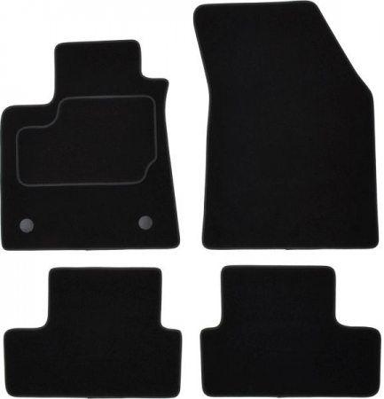 Covorase auto (set, velur, 4 bucati, culoare negru) RENAULT MEGANE IV dupa 2015 