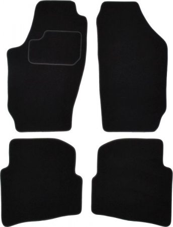 Accesorii auto - Covorase auto (set, velur, 4 bucati, culoare negru) SKODA FABIA I intre 1999-2008 