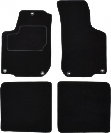 Accesorii auto - Covorase auto (set, velur, 4 bucati, culoare negru) SKODA OCTAVIA I intre 1996-2010 