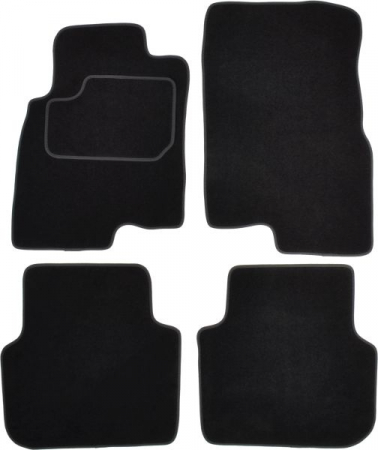 Accesorii auto - Covorase auto (set, velur, 4 bucati, culoare negru) SMART FORFOUR intre 2004-2006 