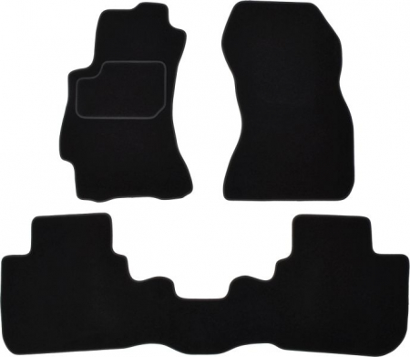 Accesorii auto - Covorase auto (set, velur, 4 bucati, culoare negru) SUBARU OUTBACK intre 2000-2009