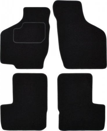 Accesorii auto - Covorase auto (set, velur, 4 bucati, culoare negru) SUZUKI IGNIS I intre 2000-2003