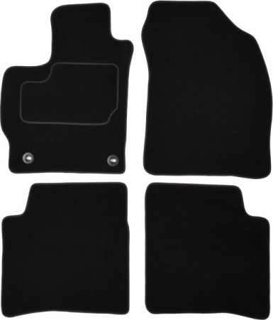 Covorase auto (set, velur, 4 bucati, culoare negru) TOYOTA PRIUS dupa 2012 