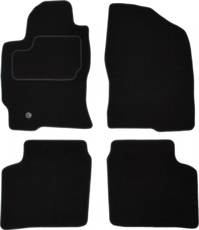 Covorase auto (set, velur, 4 bucati, culoare negru) TOYOTA PRIUS intre 2003-2009 