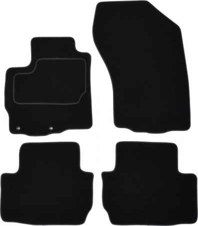 Accesorii auto - Covorase auto (set, velur, culoare negru, 7 locuri) PEUGEOT 4007 intre 2007-2013