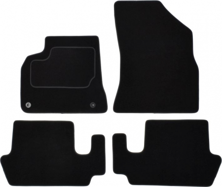 Covorase auto (set, velur, culoare negru) PEUGEOT 3008 intre 2009-2016 