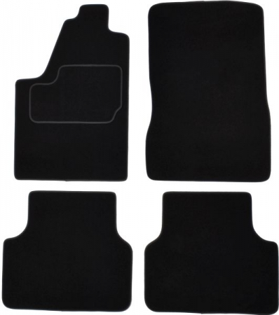 Accesorii auto - Covorase auto (set, velur, culoare negru) PEUGEOT PARTNER intre 1996-2015